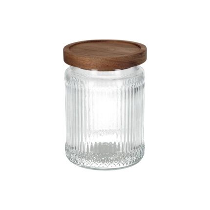 Voorraadpot Ribbel Acacia 14 cm