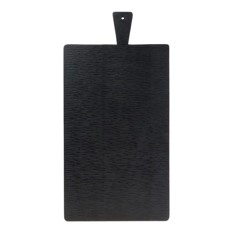 Serveerplank Mangohout Zwart 45x25 cm