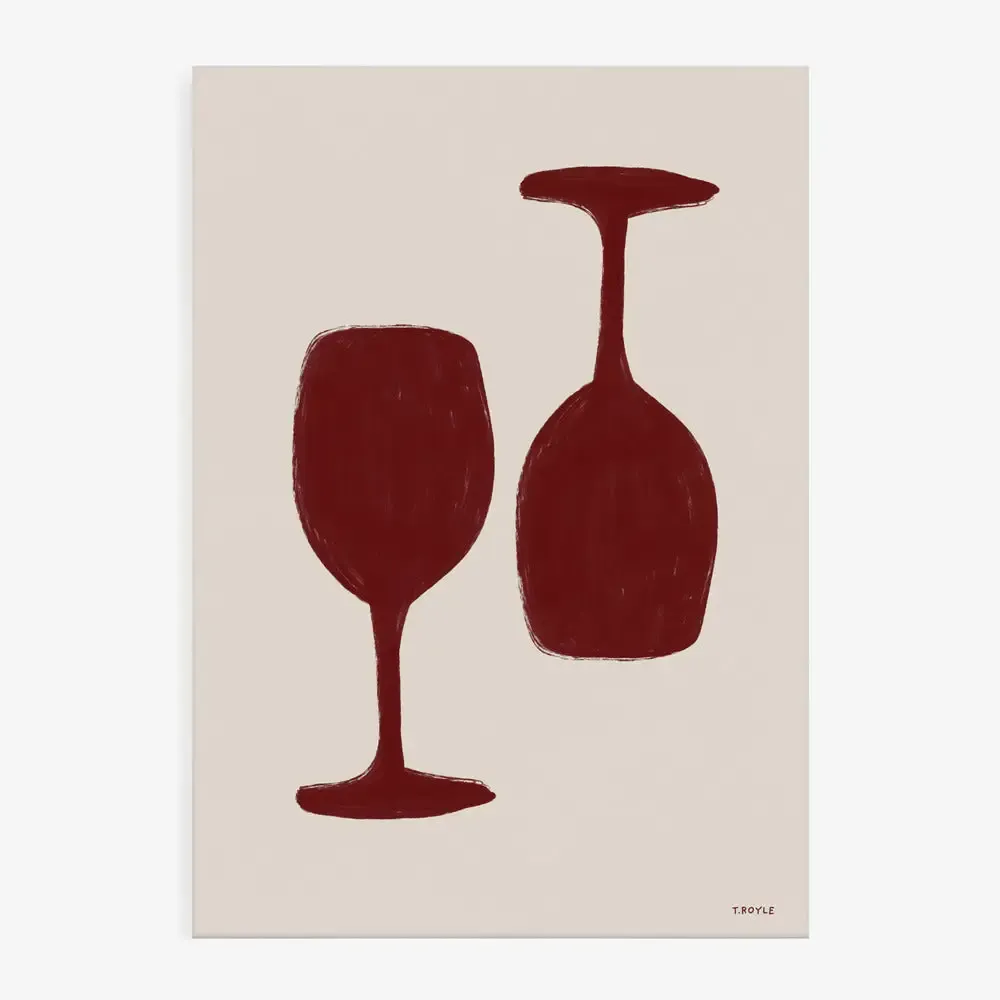 Artprint | Poster Wijnglazen