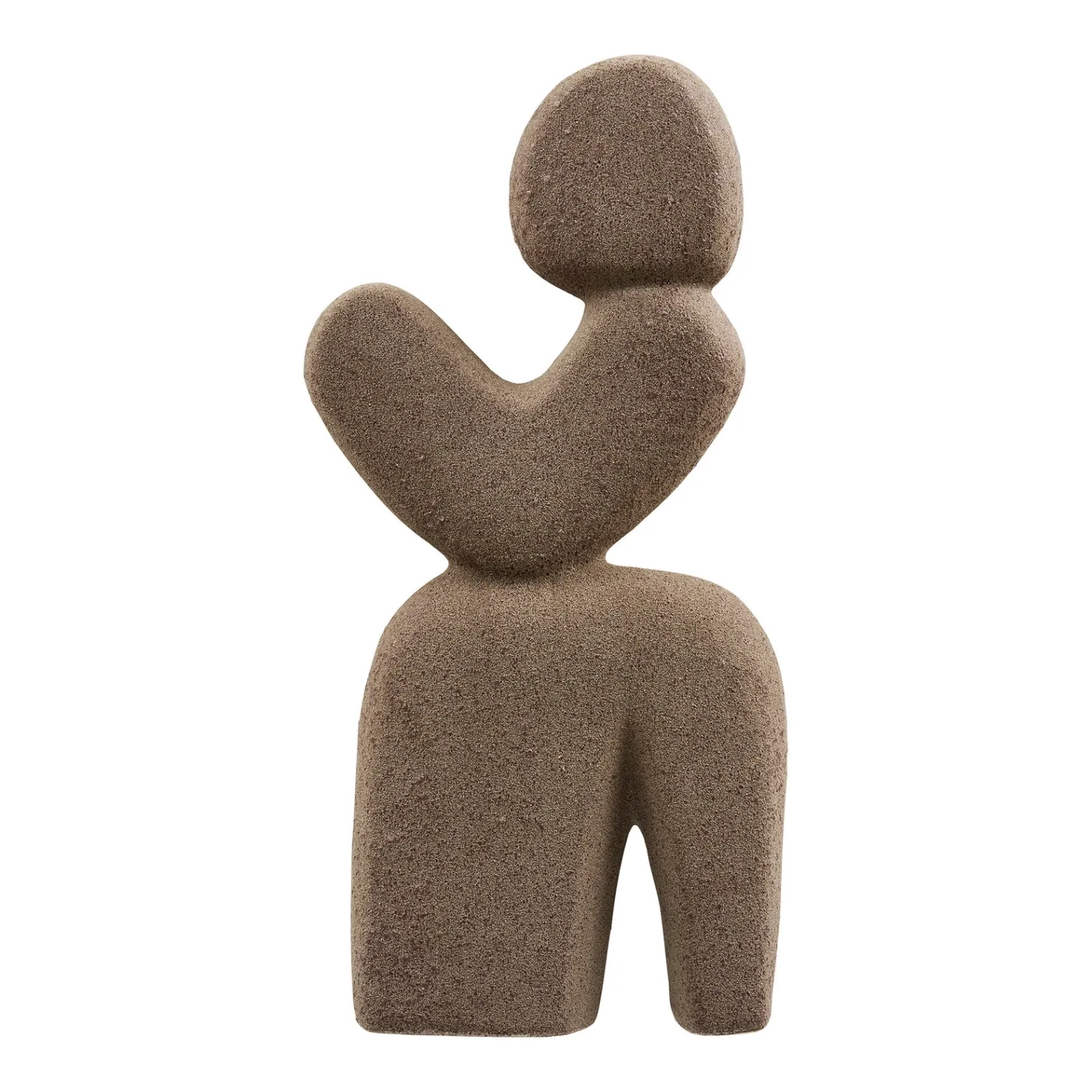 Ornament | Decoratieobject Keramiek Bruin 16x40 cm
