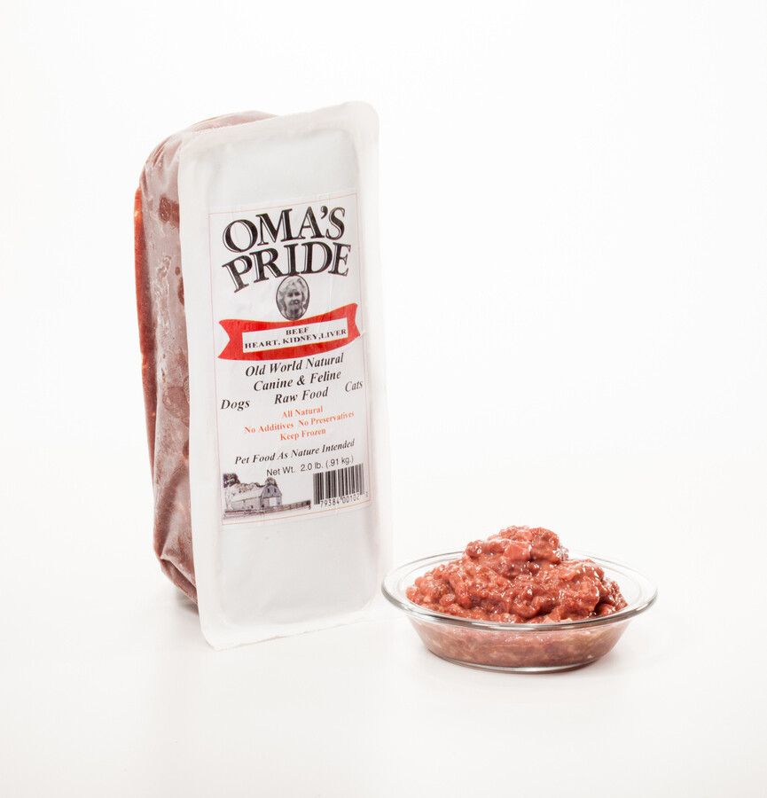 BEEF ORGAN MEAT - GROUND   - 1 lb Bricks Case of 10