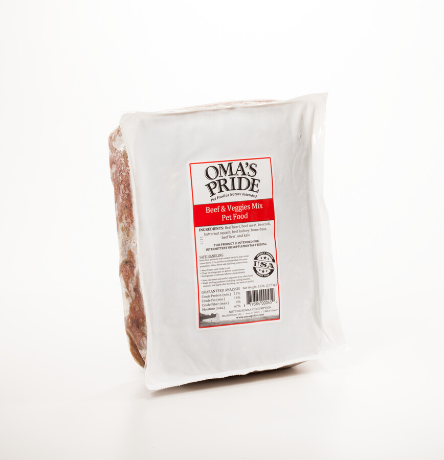 BEEF &amp; VEGGIE SIGNATURE MIX - 5lb