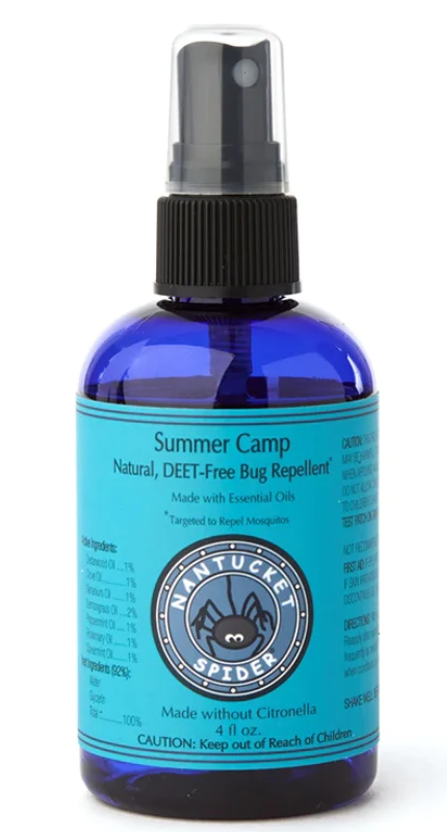 Nantucket Spider  No Citronella &#39;Summer Camp&#39; for Kids 4 oz -