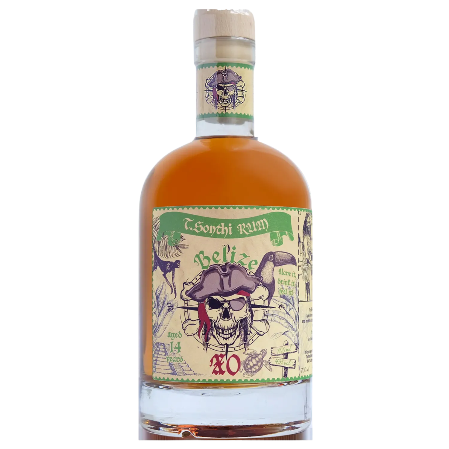 T. Sonthi Belize 14 Jahre Rum XO