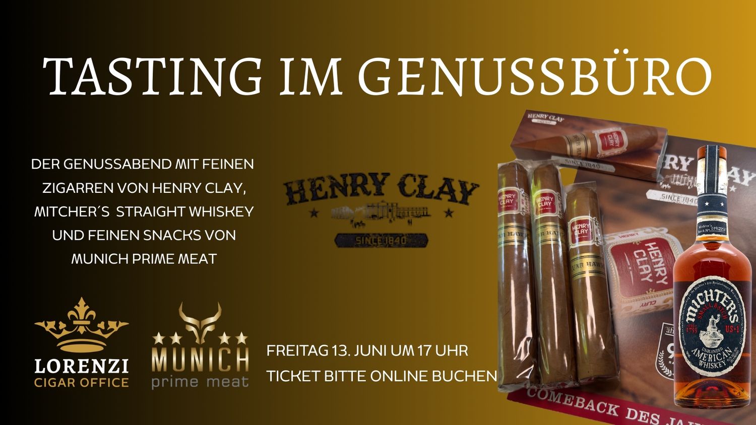 Tasting - Ein Abend mit Henry Clay