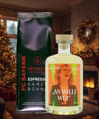 GeschnekSet: AN WILLI WUI &amp; DINZLER x FC Bayern München Espresso