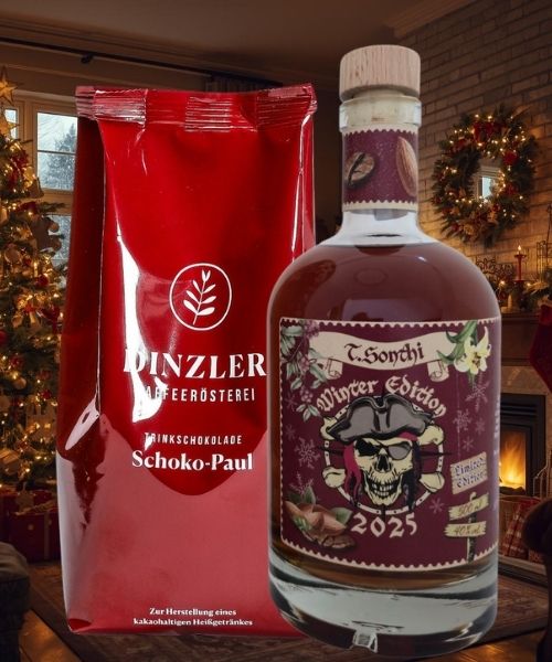 Genuss-Paket: T.Sonthi Winter Edition 2025 &amp; DINZLER Schoko Paul