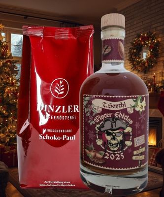 Genuss-Paket: T.Sonthi Winter Edition 2025 &amp; DINZLER Schoko Paul