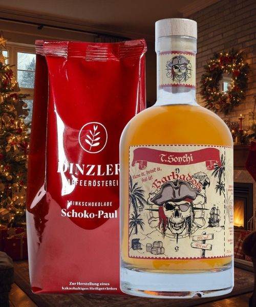 Genuss-Paket: T. Sonthi Barbados &amp; DINZLER Schoko Paul