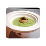 Capesante con salsa di edamame