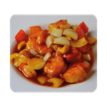 Gamberi in salsa xo