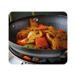 Mini woke con patate e verdure piccanti