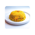 Riso saltato con pollo e curry