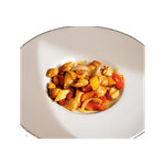 Pollo in salsa agro piccante
