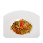 Spaghetti di soia con polpa di granchio (per 2 persone)