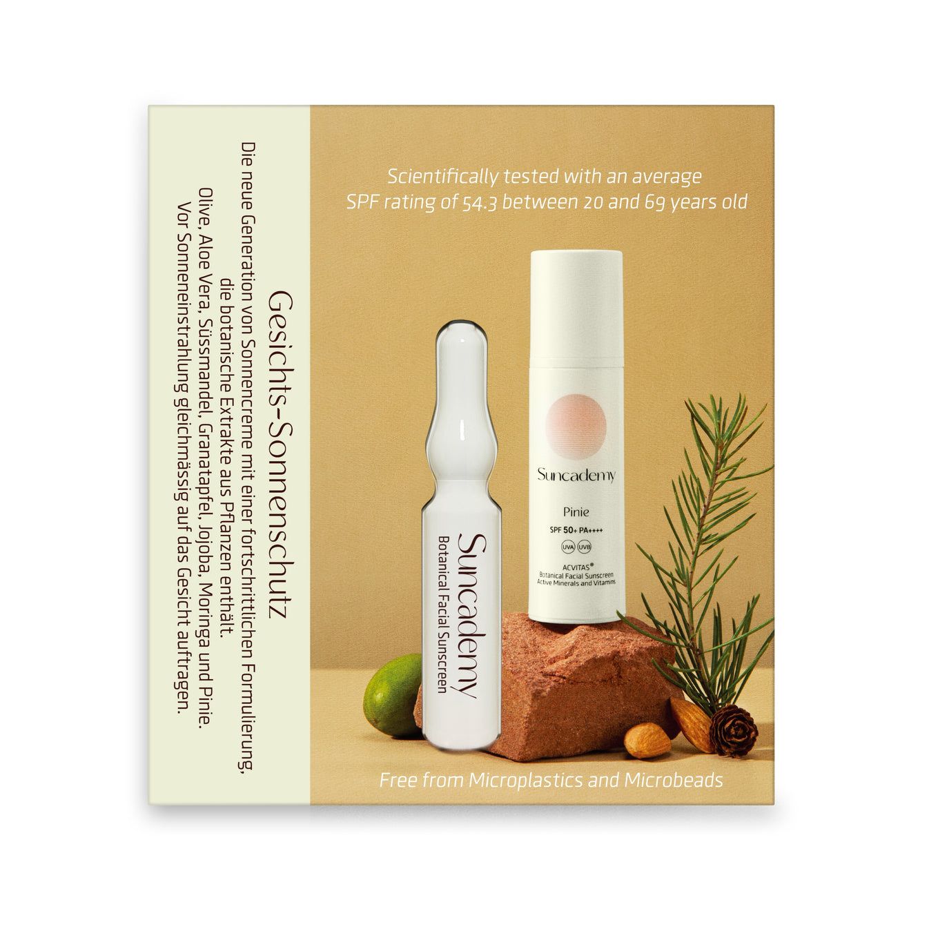 Suncademy Reisepaket Pinie SPF50+ 2 ml