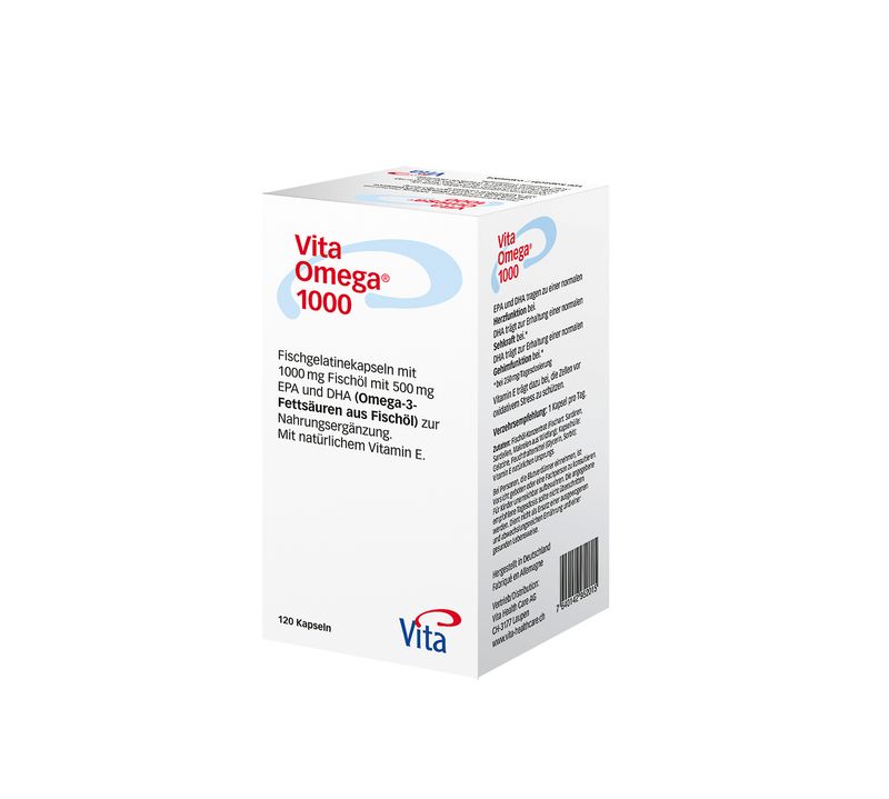 VITA Omega 1000 Vita Health Care Kapseln, 120 Stück