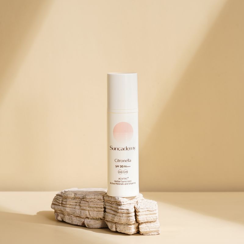 Suncademy Citronella Herbal Mineral Facial Sunscreen SPF 30 30ml
