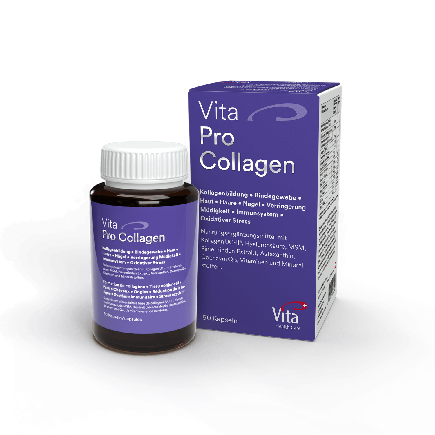 VITA Pro Collagen Vita Health Care Kapseln, 90 Stück