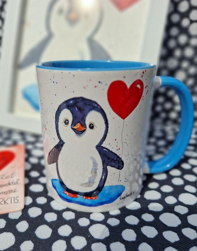 Becher Motiv Piet Pinguin