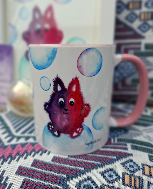 Becher Motiv Plobbi Seifenblasen-Monsterchen