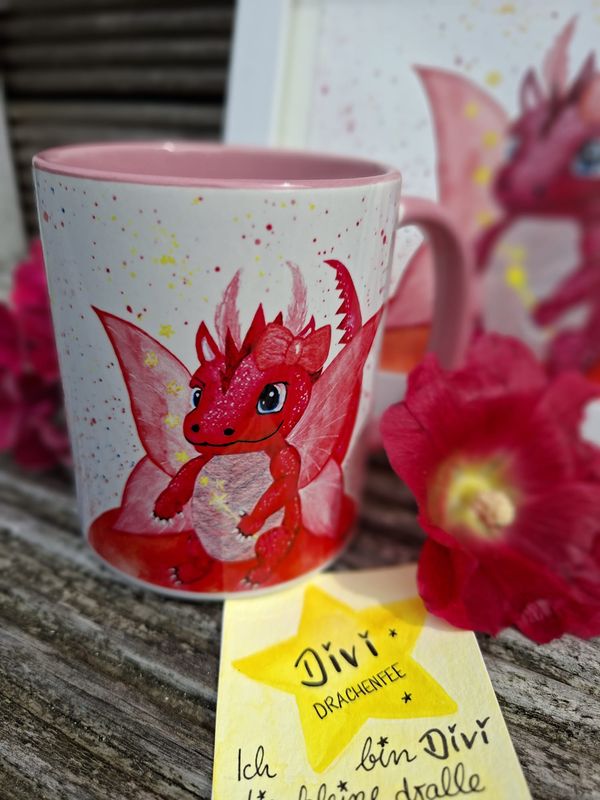 Becher Motiv Divi Drachenfee