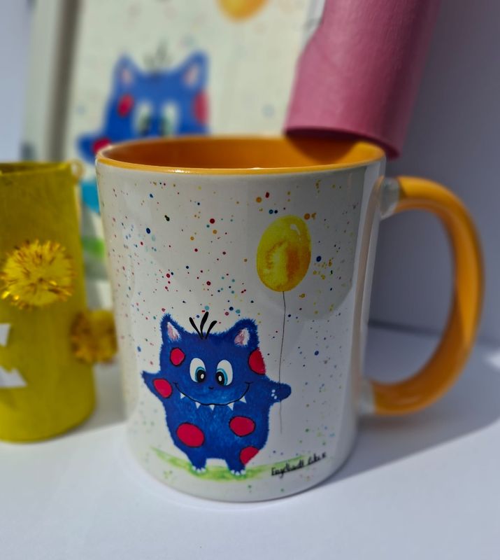 Becher Motiv Kwisi Monsterchen