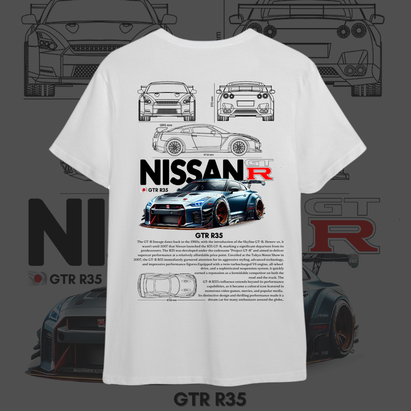 Camiseta Nissan GTR