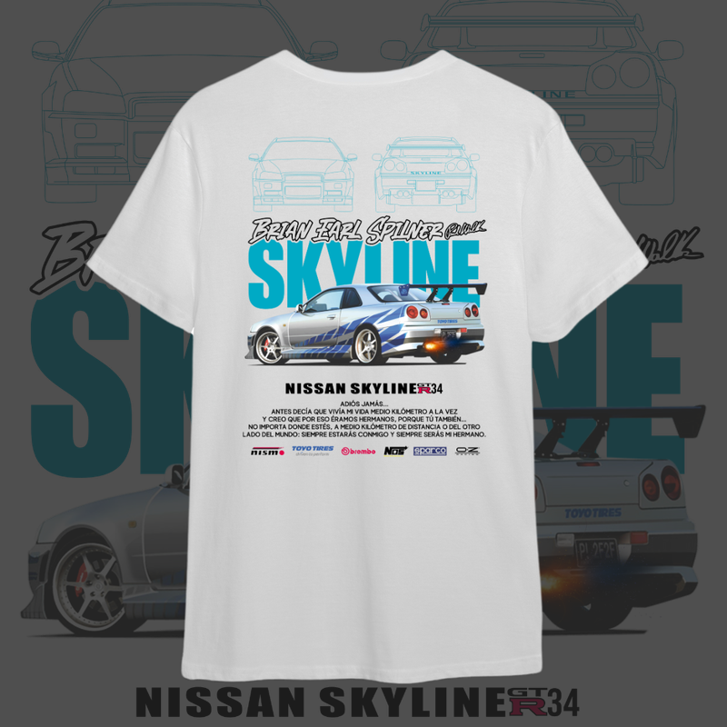 Camiseta Nissan Skyline