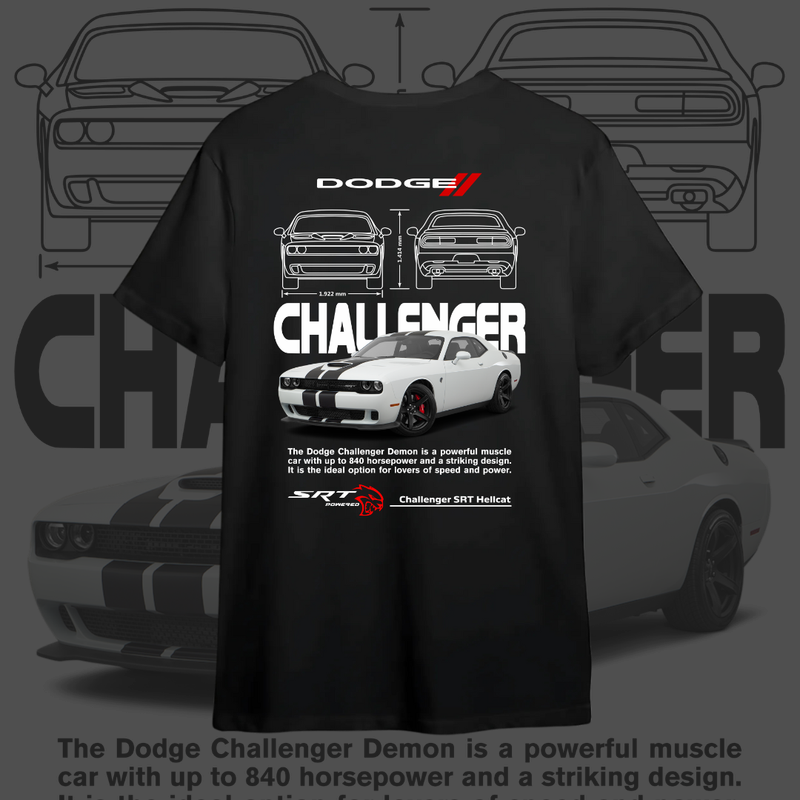 Camiseta Dodge Challenger Demon