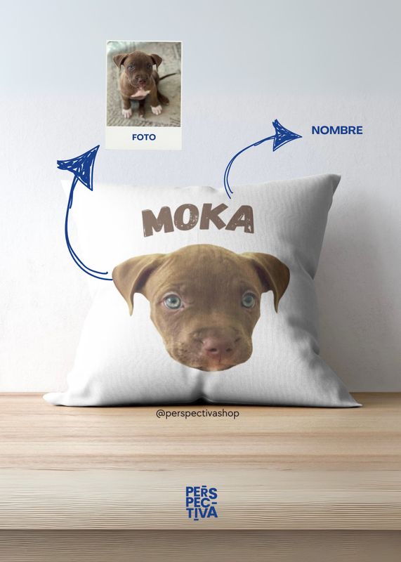Cojín con Foto y Nombre