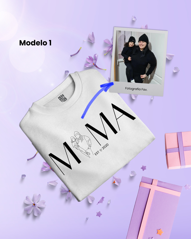 Sudadera Mama - nombres y fotos