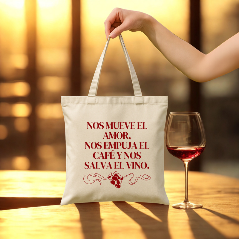 Tote Bag - Nos salva el vino