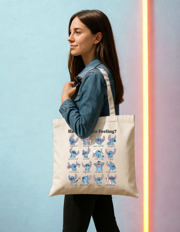 Tote Bag - Stitch How Are You Feeling?