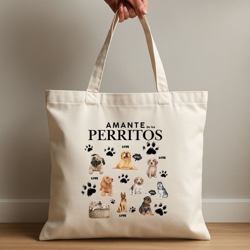 Tote Bag Amante de los Perritos