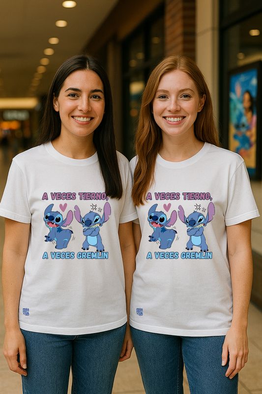 Camiseta Stitch -  A veces