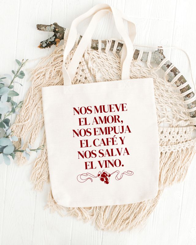 Tote Bag - Nos salva el vino