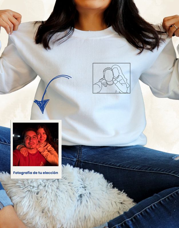 Sudadera Foto Silueta (Personalizable)