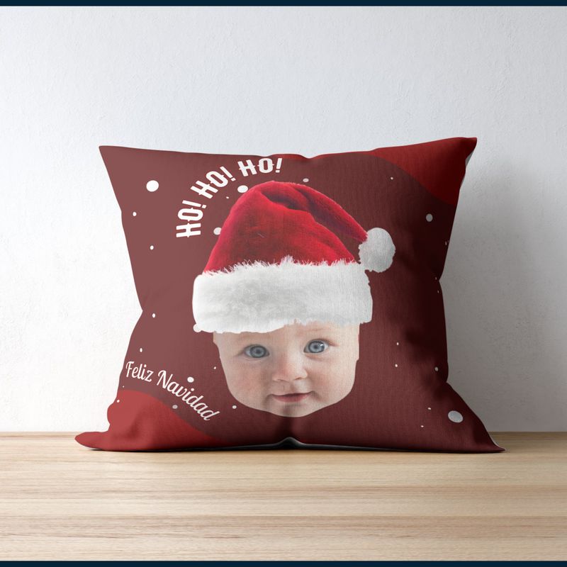Cojín con foto navidad