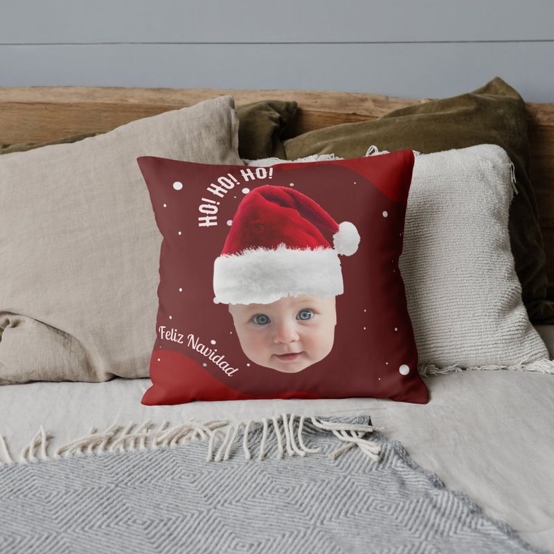 Cojín con foto navidad