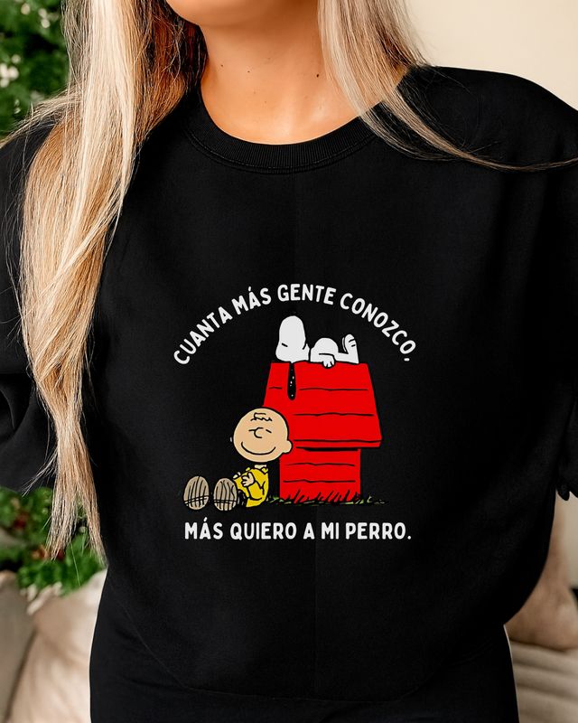 Sudadera mas quiero a mi perro