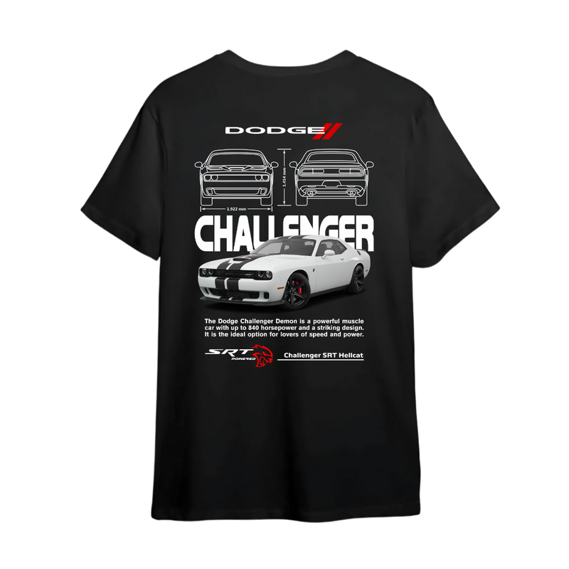 Camiseta Coche Dodge Challenger Demon