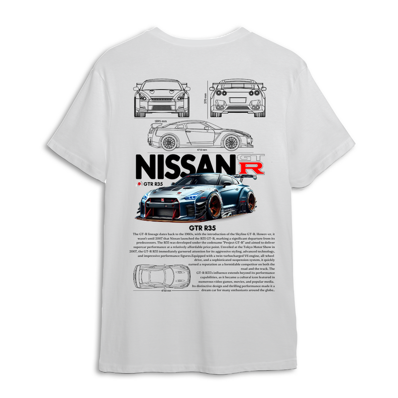 Camiseta Coche Nissan GTR