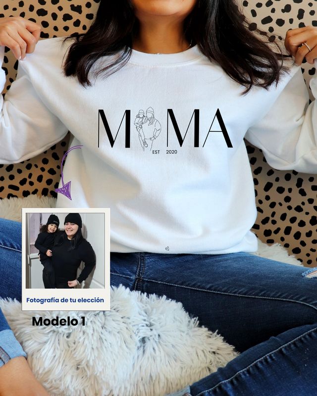 Sudadera Mama - nombres y fotos