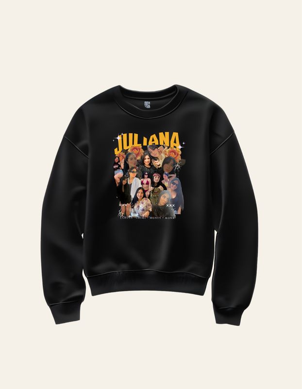 Sudadera personalizada con fotos (vintage)