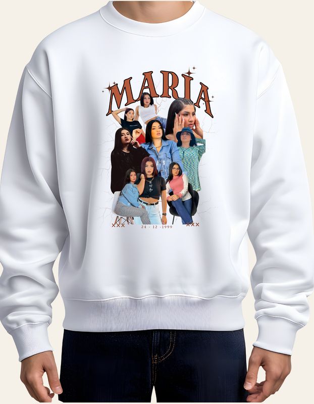 Sudadera personalizada con fotos (vintage)