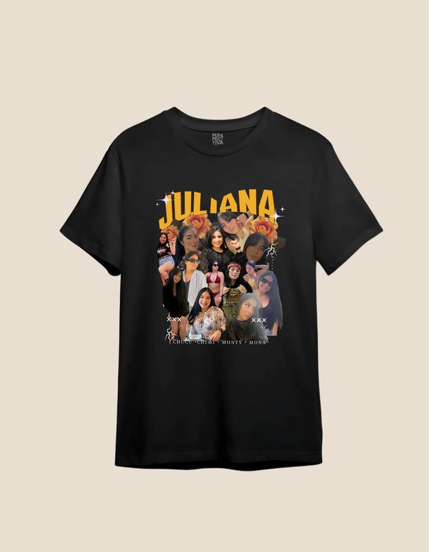 Camiseta con fotos y nombre