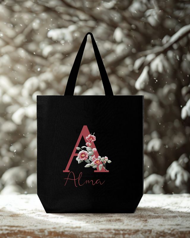 Tote Bag Invierno Inicial + Nombre