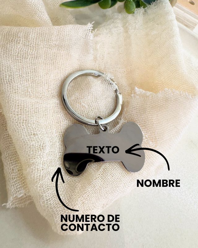 Placa  colgante de mascota - Grabado