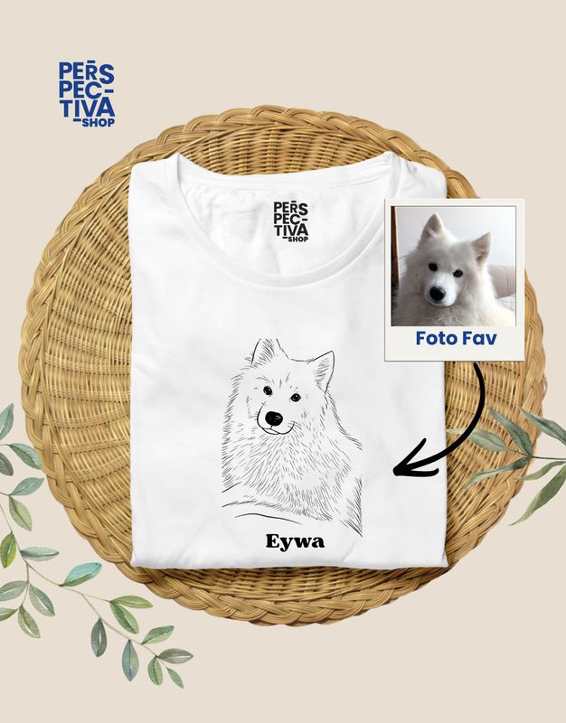 Camiseta Mascota Foto-Silueta